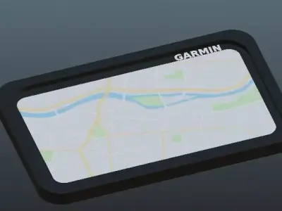 Garmin Navigationssystem Low-poly 3D model