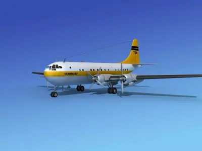 Boeing 377 TransGulf 3D model