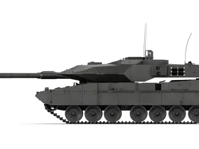 Tank Stridsvagn Strv 122 2018 3D model