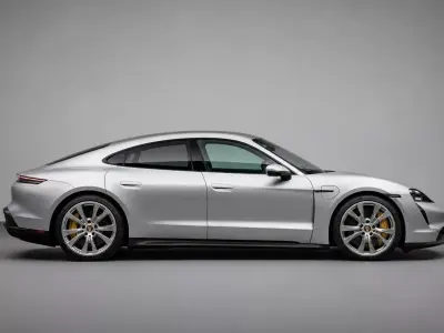 Porsche Taycan Turbo S Luxury Electric Sports Car 3D model