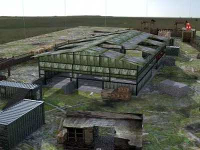 Pubg Game Tdm Map 3D model