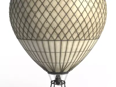Hot Air Balloon 3D model