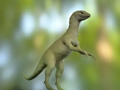 Reptile Dinosaur WIP 3D model