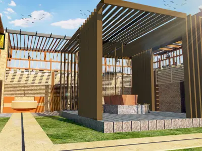 VILLAGE HOUSE 3D model