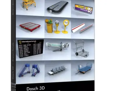 Dosch 3D - Airport Details 3D model