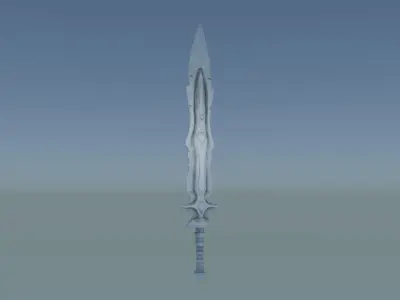 Free Fantasy Sword Free low-poly 3D model