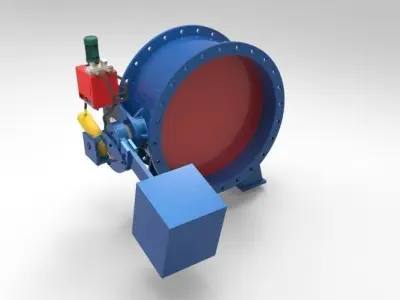 Turbine Inlet Valve Free 3D model