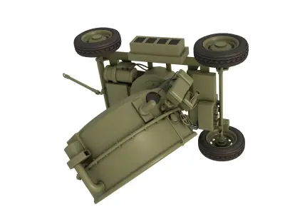 Antiaircraft Searchlights 3D model