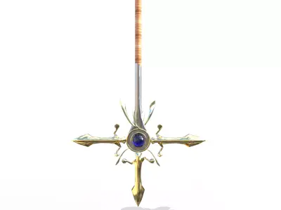 Grace of Angel Low-poly 3D model