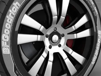 Wheel concept 2 3D model