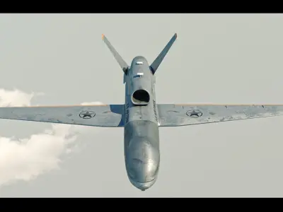  RQ 4 Global Hawk  Drone Low-poly 3D model