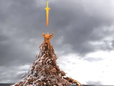 Undead treasure corpses 2 3D model