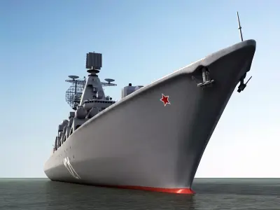 Moscow missile Cruiser 3D model