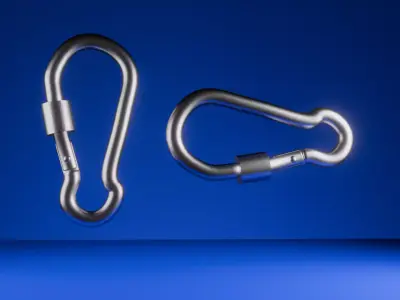 Carabiner by Vitalyametol Low-poly 3D model