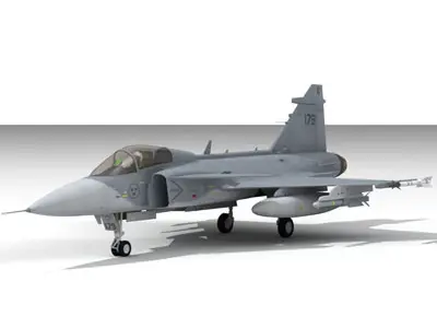 JAS 39 Gripen 3D model