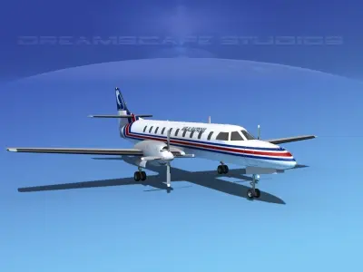 Swearingen SA226 Air Albatross 3D model