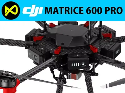 DJI Matrice 600 Pro 3D model