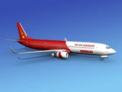 Boeing 737-900ER Vin Air Denmark 3D model