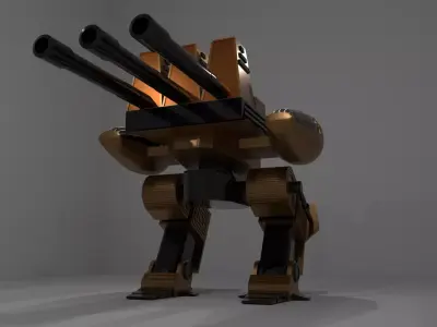 Bipod Mecha Bosphorion 3D model