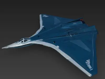 FS400 Fighter 3D Model 3D model
