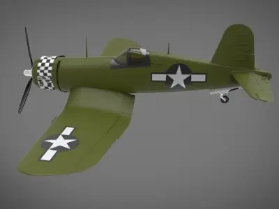 F4U Corsair 3D model