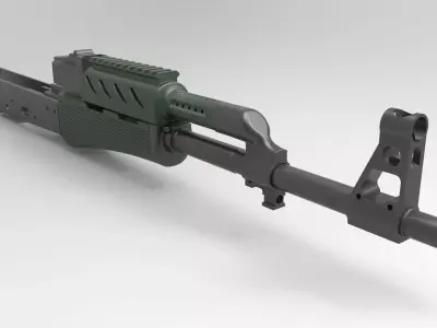 AK47 iarsoft project Free 3D model