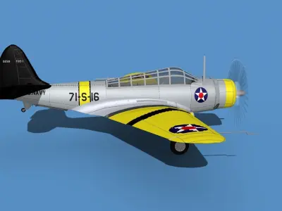 Douglas TBD-1 Devestator V01 3D model
