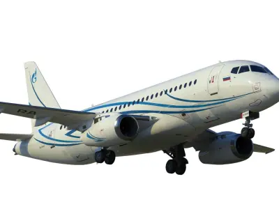 Superjet 100 3D model
