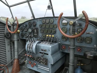 Junkers Ju-52 3D model