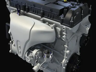 Dark Cover Escape Engine 3D model