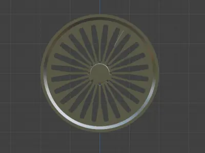 Generic Forged Wheel BF1 3D model