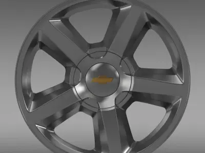 Chevrolet Tahoe 2008 rim 3D model