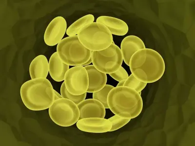 Spider Blood Cells In Segment 3D model