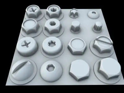 Substance - Bolt Head Generator 3D model