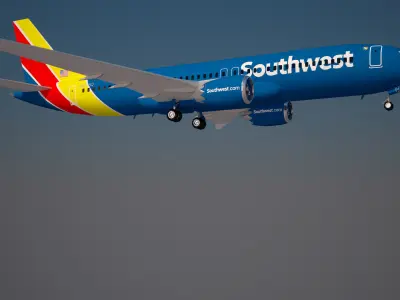 Southwest Airlines 737 max 8 3D model