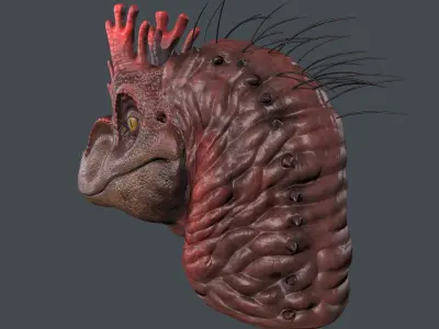 Velociraptor Head 3D model