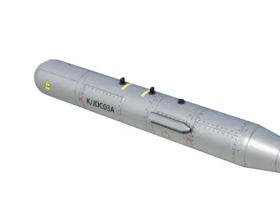 KJDC03A Targeting Pod of Chinese Military Jet Low-poly 3D model