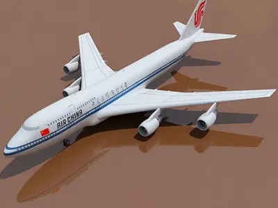 Air China Boeing 3D model