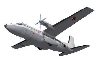 Nord-Aviation Nord 262 fregate 3D model