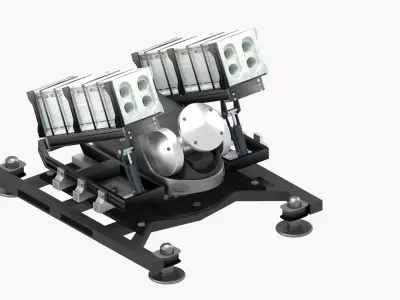 projectile missile launcher  3D model