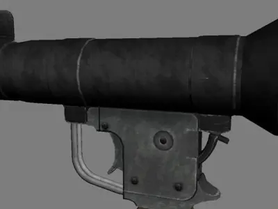 Rocket Launcher RPG-7 Free low-poly 3D model