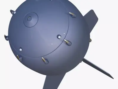 Air Dropped Bomb M1 3D model