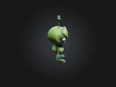 Cartoon Alien 3D model purchase