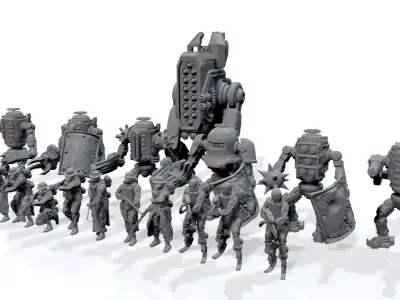 EISENMANN MECH INFANTRY COLLECTION 2 - BY CIZJUT 3D print model