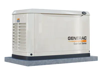 Generac Gas Generator 3D model