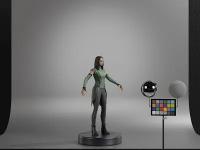 Mantis Low-poly 3D model