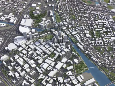 Providence Low-poly 3D model