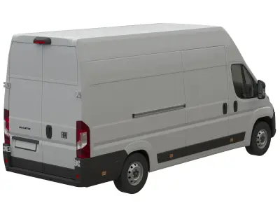 2024 FIAT DUCATO XLWB Detailed interior 3D model