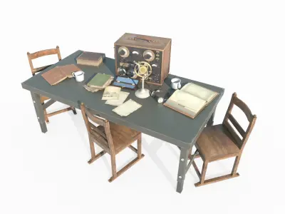 Old telegraph station 3D model