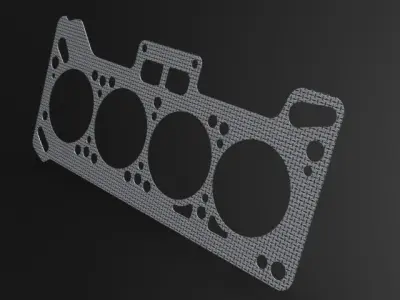 Mitsubishi 4G134G15 4 cylinders engine head gasket Free 3D model